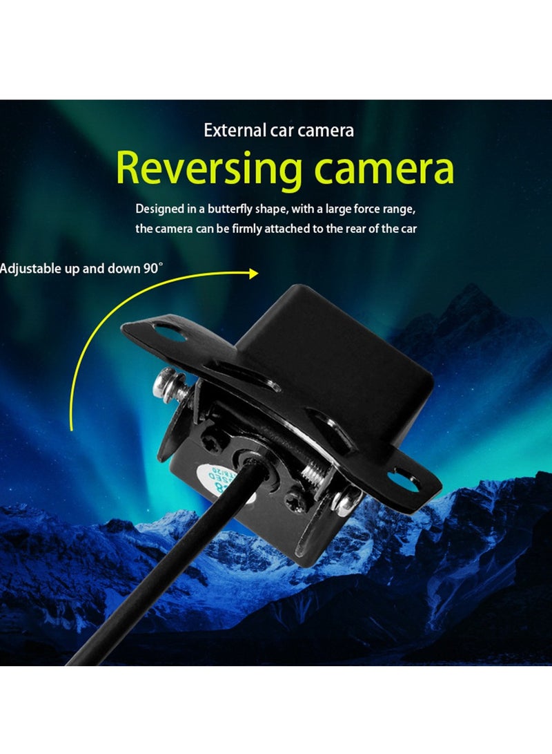 AROAQ Car Backup Camera, Ip68 Waterproof Great Night Vision, Hd Reversing Camera With Light, Reverse Auto Back Up Car Camera For All Vehicles, (4 lights) Black - Image 4