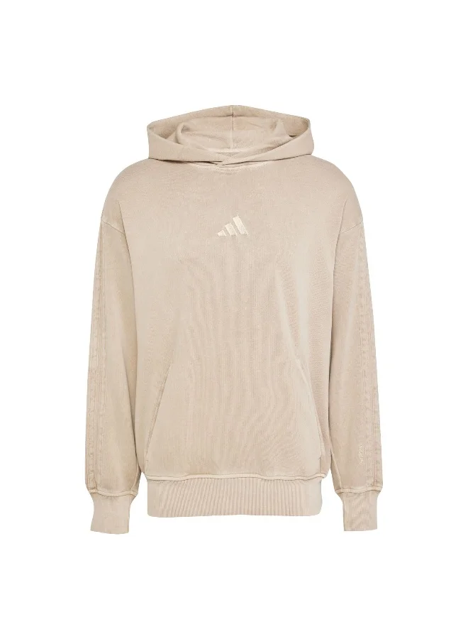 Adidas Adidas M A Szn W Ft Hd Brown Hooded Sweat Sweatshirts For Men