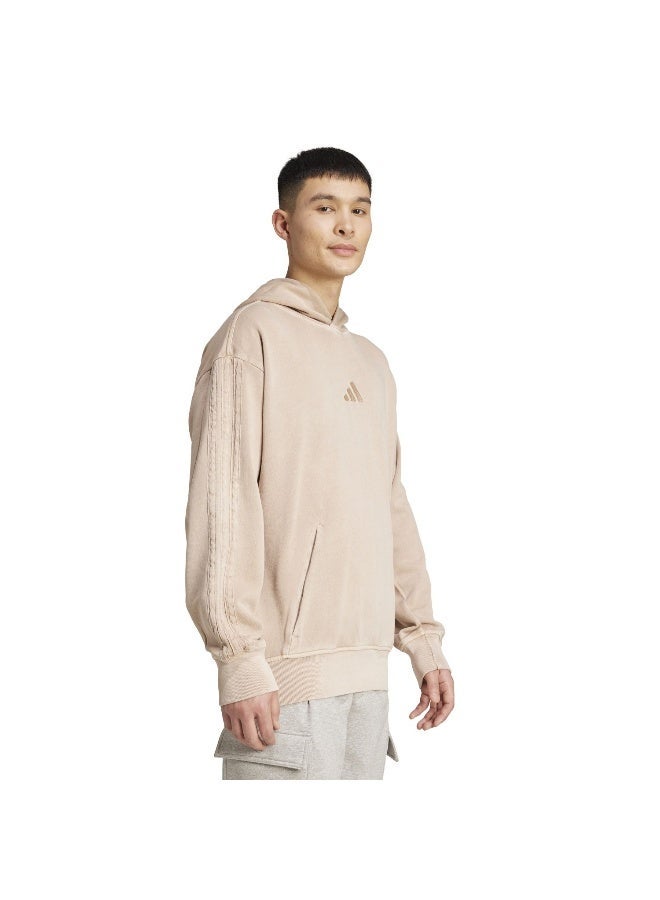 Adidas M A Szn W Ft Hd Brown Hooded Sweat Sweatshirts For Men - Image 3
