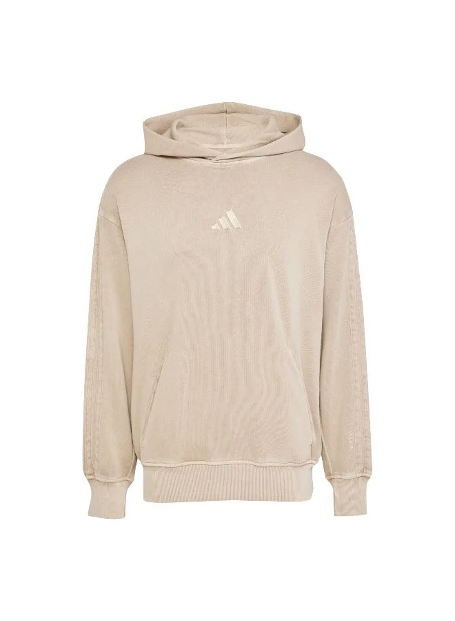 Adidas Adidas M A Szn W Ft Hd Brown Hooded Sweat Sweatshirts For Men