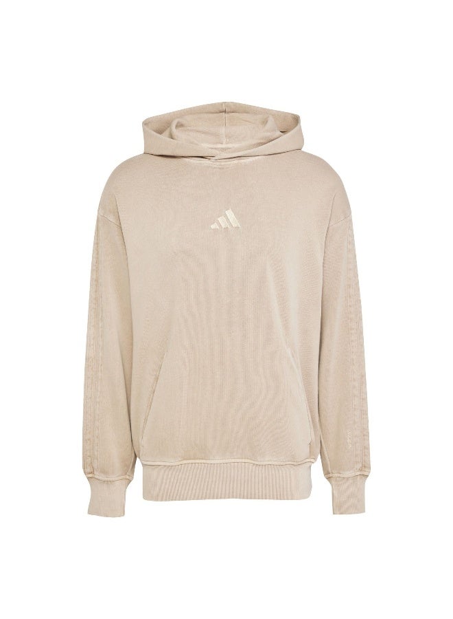 Adidas M A Szn W Ft Hd Brown Hooded Sweat Sweatshirts For Men - Image 2