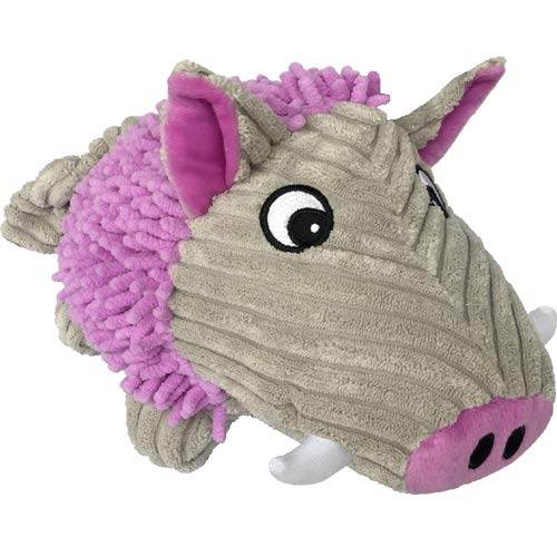Pet Lou Durable Dog Plush Pastel Pals Toys with Squeakers and Crinkle in MultiSize by Petlou New Desgin Purple 8 Pastel Pals Warthog - Image 2