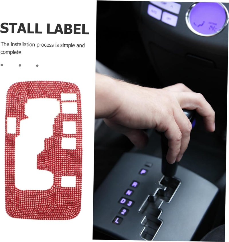 Auto Gear Panel Sticker Trim Car Interior Decoration Gear Shift Knob Cover Bling - Image 3