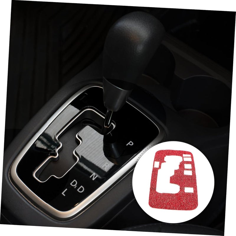 Auto Gear Panel Sticker Trim Car Interior Decoration Gear Shift Knob Cover Bling - Image 4