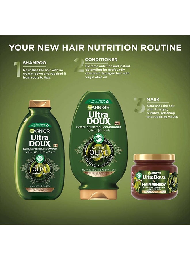 Garnier - Ultra Doux Mythic Olive nutrition Conditioner 360 ml Packaging May Vary - Image 1
