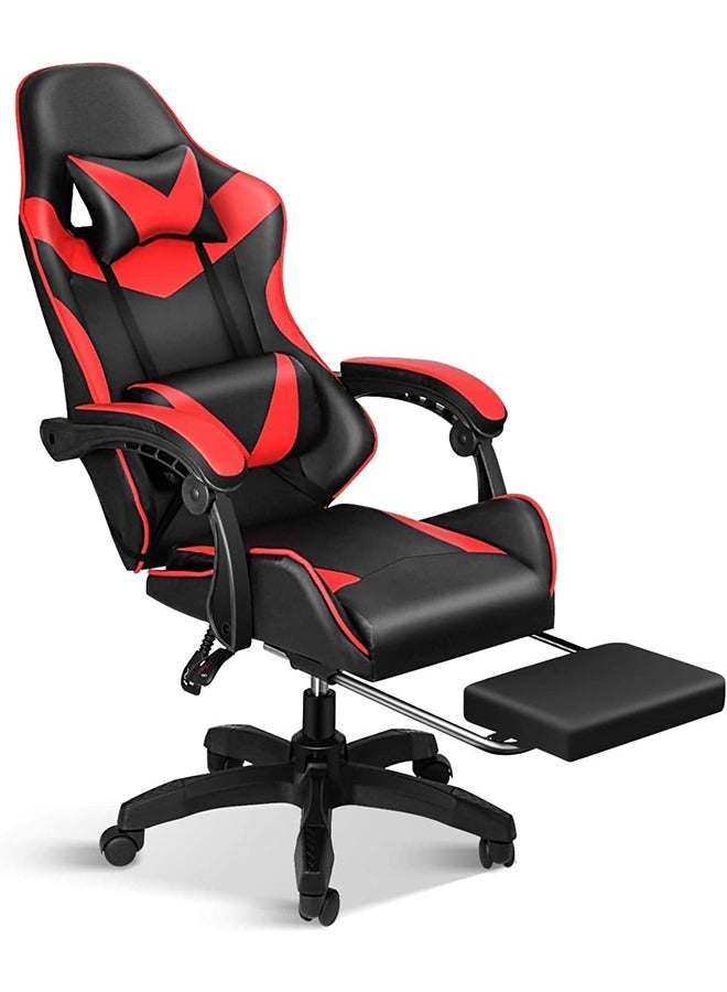 Generic Gaming Chair  Racing Style Office Chair Durable Leather Seat 360° Upto 120 Kg  - Image 1