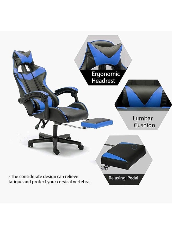 Generic Gaming Chair  Racing Style Office Chair Durable Leather Seat 360° Upto 120 Kg  - Image 4