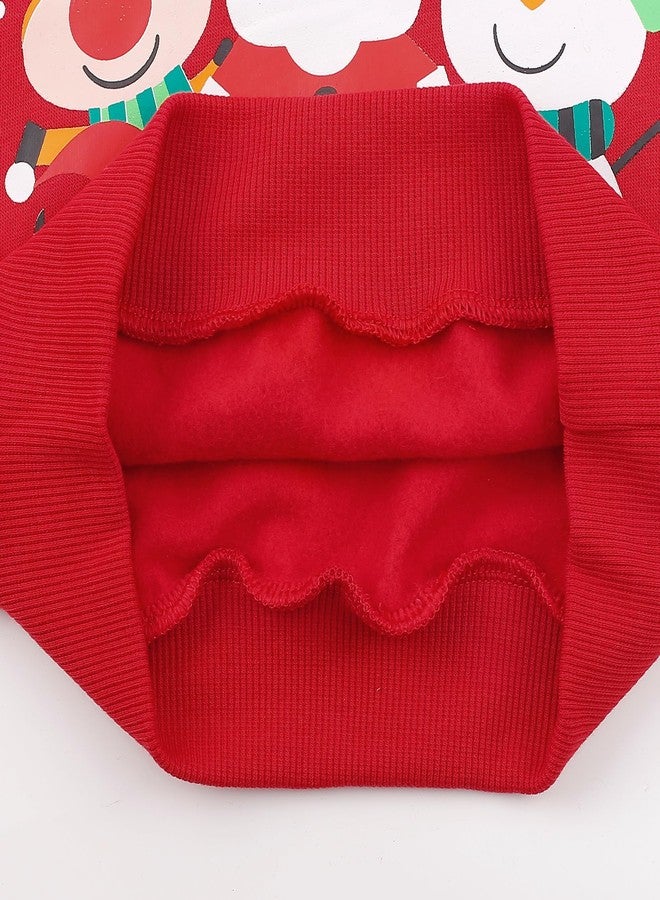 NUBEEHOHO Toddler Boy Girl Sweatshirt Christmas Santa Cartoon Pullover Top Baby Long Sleeve Xmas Winter Sweater 8280-5T - Image 5