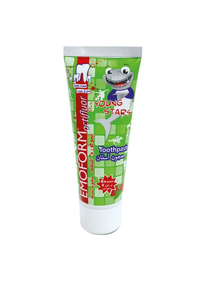 Actifluor Young Stars 6+ Years Toothpaste 75 mL