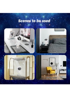 Rock Pow Star Projector Night Lights Kids Room Decor Aesthetic Astronaut Nebula Galaxy Projector Night Light Remote Control Timing and 360°Rotation Magnetic Head Lights for Bedroom Gaming Room Decor  - Image 2