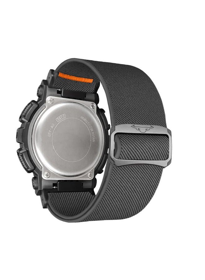 Abanen سوار ساعة كاسيو جاشوك DW-5600/8900، GA-100/GW-B5600/GB-5600 /GW-6900 (رمادي) - سوار مطاطي نيلون متين قابل للتعديل ومجدول بنعومة - Image 1