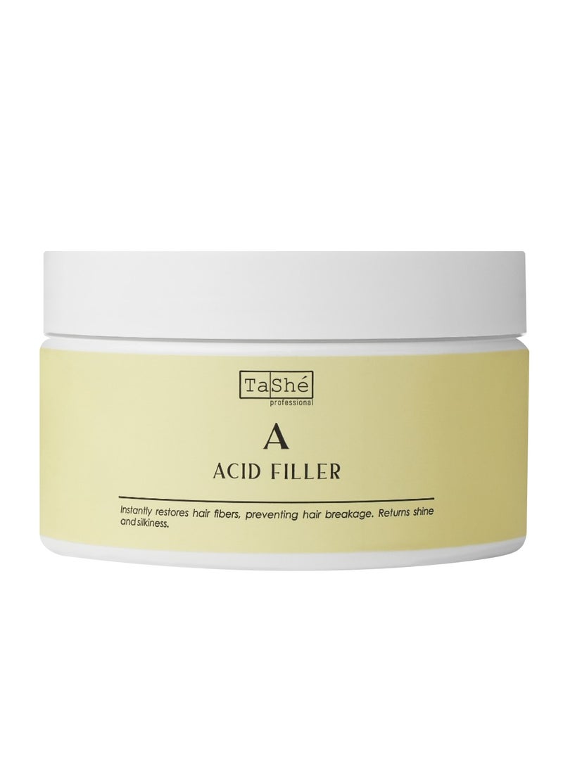 Professional Acid Filler Base – Deep Fiber Restoration Hair Mask with Lactic Acid, pH 2.5–3.0, 300ml