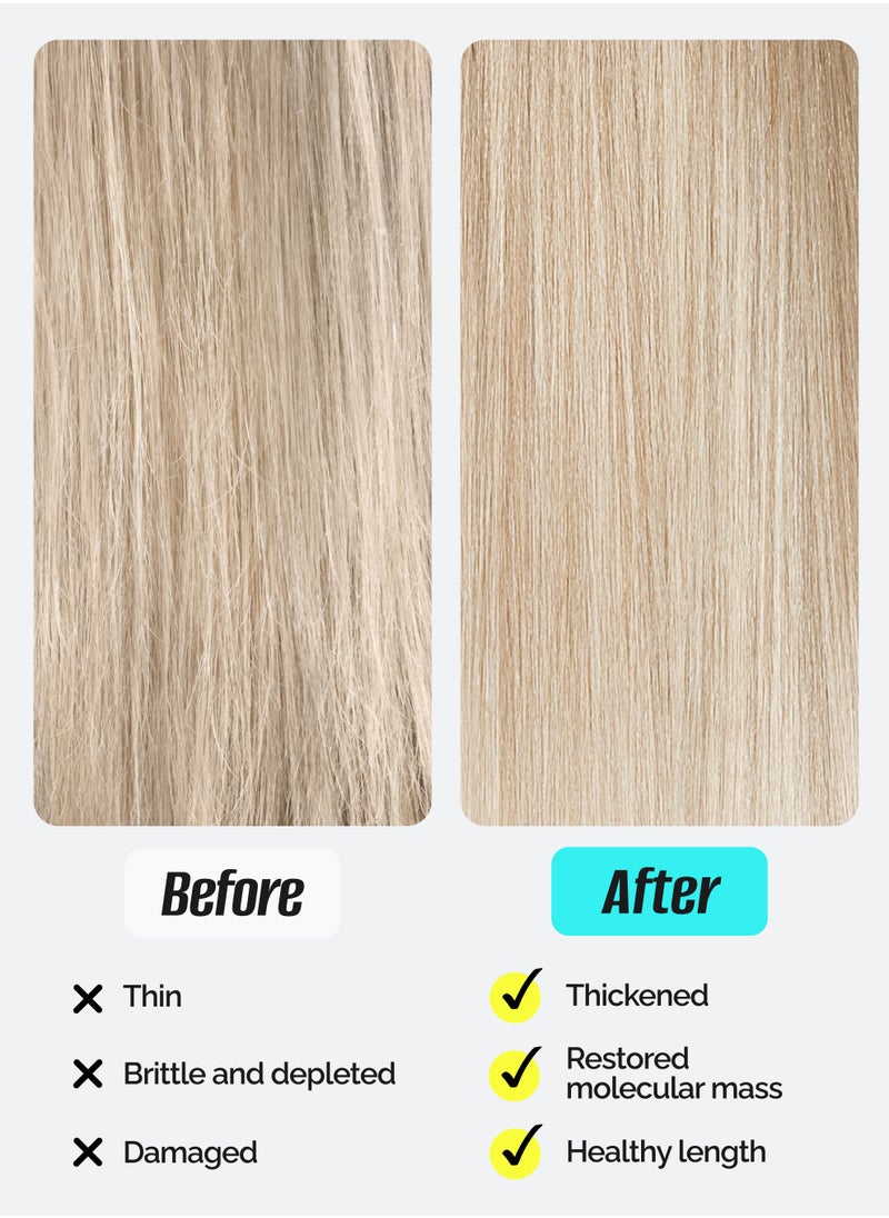 Professional Acid Filler Base – Deep Fiber Restoration Hair Mask with Lactic Acid, pH 2.5–3.0, 300ml