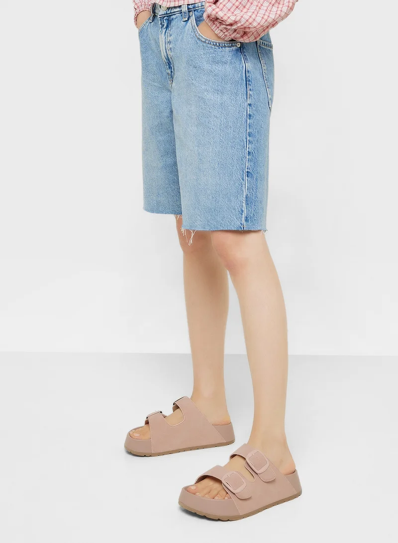 Ginger Casual Double Strap Slide