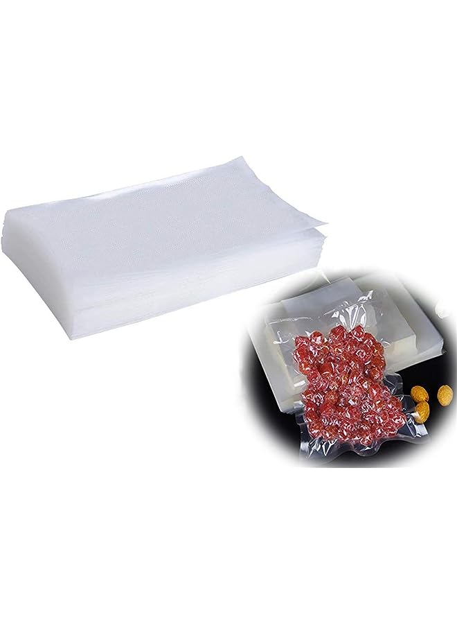Delfino Food Saver Bags, Delfino Bpa Free Storage Freezer Food Saver Bags Vacuum Food Saver Bags, Vacuum Sealer Bags Shrink Wrap Bag For Gifts, 100 Pieces, 15 X 25 Cm - Image 1