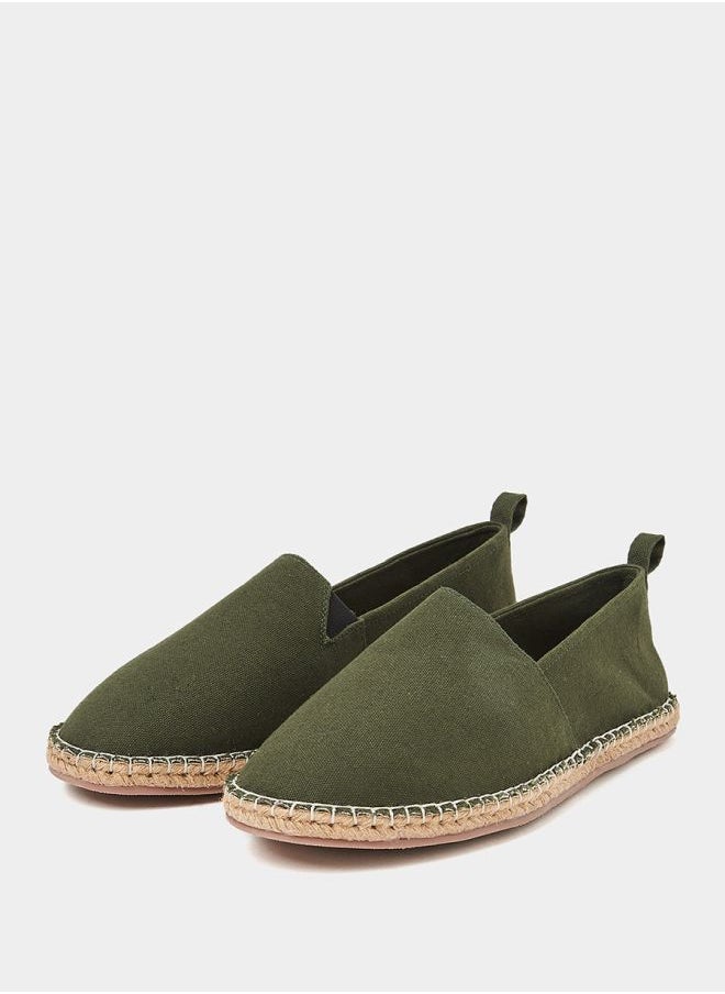 Styli - Canvas Espadrille with Contrast Jute Sole - Image 1