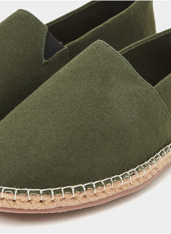 Styli - Canvas Espadrille with Contrast Jute Sole - Image 1