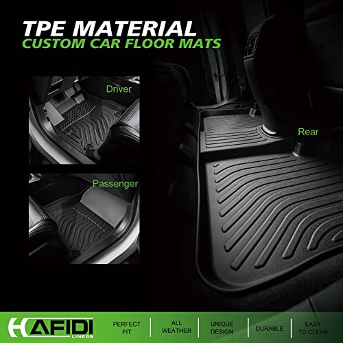 HAFIDI® Floor Mats & Cargo Liner Set Fit for 2023-2026 Mercedes Benz GLC& GLC 300 & 350e & 43 AMG (Not Coupe), All Weather Protection TPE Anti-Slip Car Full Set Floor Liners Custom Accessories - Black - Image 2