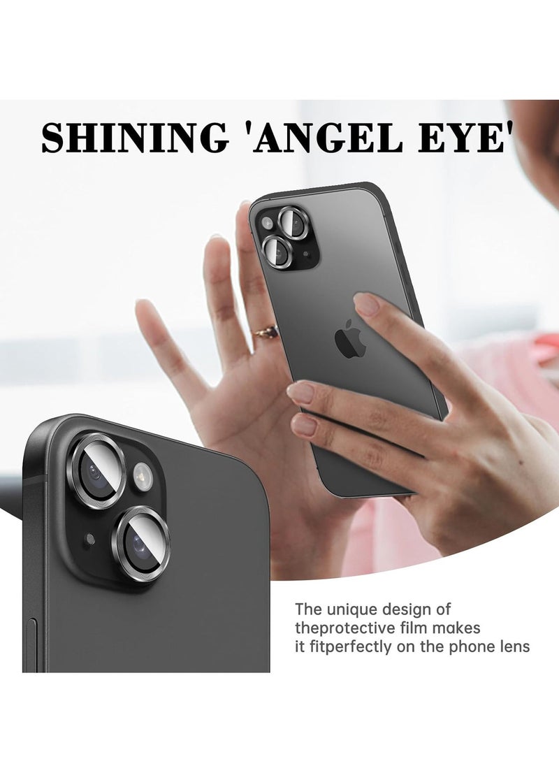 Raxoom "Camera Lens Protector for iPhone 16/16 Plus â€“ Tempered Glass Cover with Automatic Alignment Metal Rings and HD Anti-Scratch Protection" - Image 3