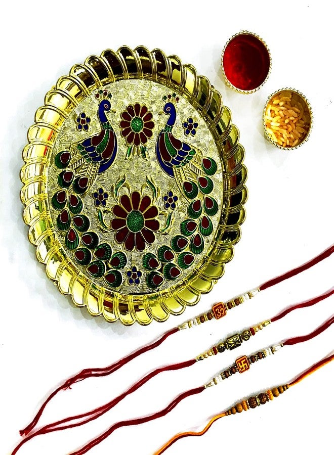 KHUSHA CREATIONS مجموعة رولي شوال ثالي لراكشاباندان/ثالي مع راخي/هدية للأخ - Image 2