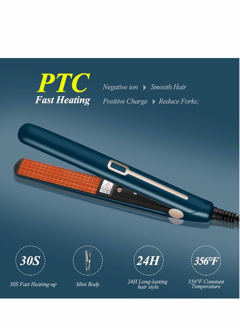 Y&D Portable Hair Curling Iron Corn Splint Automatic Curler Professional Plate Curlers Flat Irons Women Men Styling Tool Adjust Temperature for All Types - Image 4