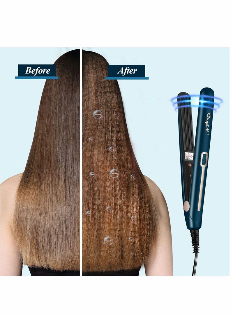 Y&D Portable Hair Curling Iron Corn Splint Automatic Curler Professional Plate Curlers Flat Irons Women Men Styling Tool Adjust Temperature for All Types - Image 2