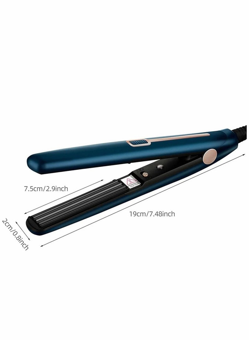 الأزرق جي دبليو Portable Hair Curling Iron Corn Splint Automatic Curler Professional Plate Curlers Flat Irons Women Men Styling Tool Adjust Temperature for All Types - Image 5