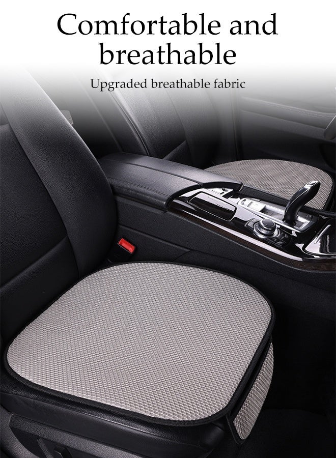 DUNISO 3 قطع وسادة مقعد السيارة، غطاء مقعد السيارة القابل للتنفس، مع حقيبة تخزين، مضاد للانزلاق ومقاوم للزلازل، مناسب لمعظم الطرازات مثل SUV، سيدان وفان - Image 3