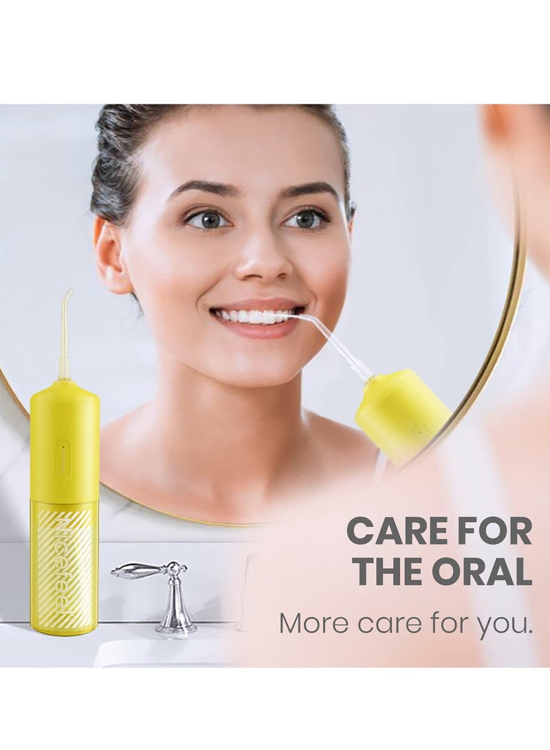 Nicefeel Cordless Portable Dental Water Flosser Dental Oral Irrigator High Capacity Battery Easy to Use Single Button Operation for Home and Travel 160 ML - Image 5