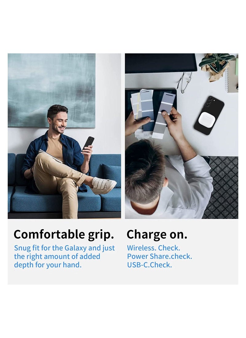 Ultra Slim Soft Silicone Gel TPU Cover, Anti-Scratch Anti-Fingerprint Anti-Drop Protective Case Compatible with S22 5.9 Inch - Image 2