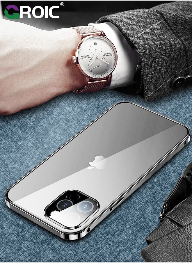 GROIC - Designed for iPhone 15 Pro Max 6.7 Inch Case, 360 Full Body Protection Bumper with Dual Layer Built-in Tempered Glass Screen Protector Shell, Full Body Rugged Case with Built-in Touch Sensitive - Image 1
