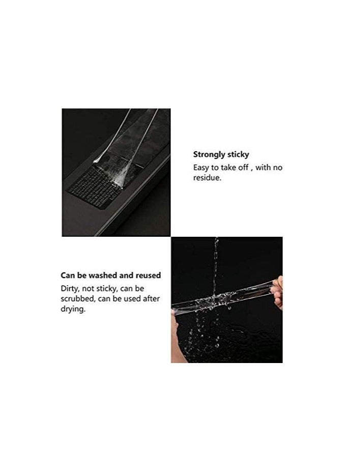 Spaceshoop Monkey Grip Reusable Washable Adhesive Silicone Tape  Multi Functional Anti Slip Double Sided Sticky Strips Clear 3meter  - Image 2