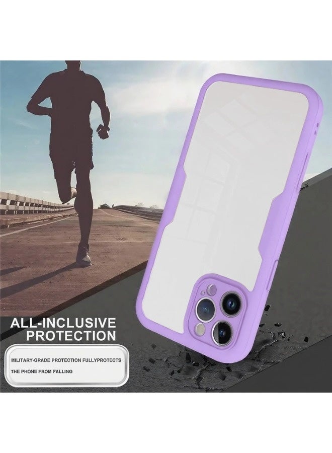 ShebSheb Designed for iPhone 14 Pro Case, Full Body Rugged Case with Built-in Touch Sensitive Anti-Scratch Screen Protector, with Camera Lens Protector - Image 5