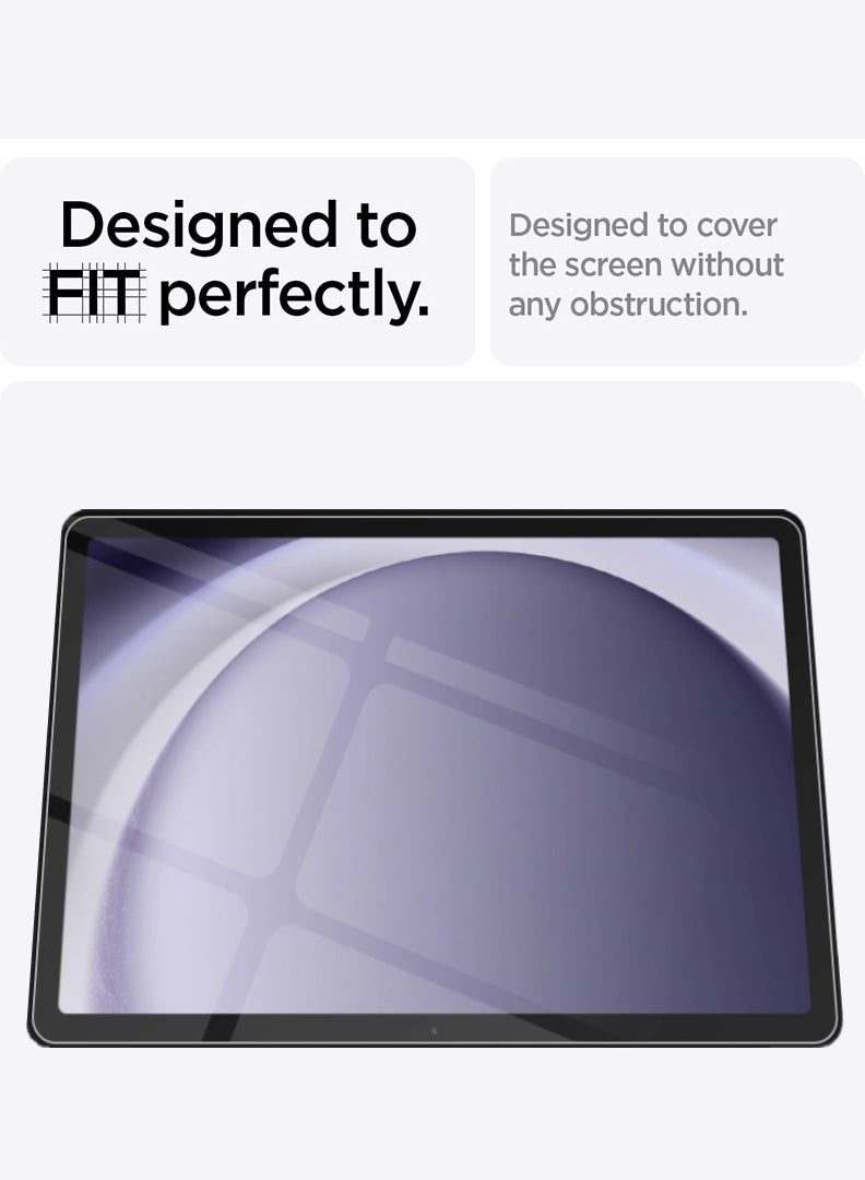 ثيودور عبوة من قطعتين من واقيات الشاشة لجهاز Galaxy Tab A11 Plus 2025 / Tab A9 Plus 11 بوصة 2023، زجاج مقوى عالي الدقة 9H لحماية شاشة جهاز Tab A11+ 11 بوصة 2025 / A9+ 5G 11 بوصة 2023 - Image 5