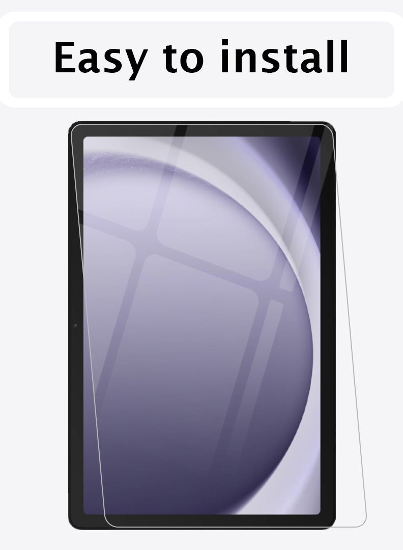 ثيودور عبوة من قطعتين من واقيات الشاشة لجهاز Galaxy Tab A11 Plus 2025 / Tab A9 Plus 11 بوصة 2023، زجاج مقوى عالي الدقة 9H لحماية شاشة جهاز Tab A11+ 11 بوصة 2025 / A9+ 5G 11 بوصة 2023 - Image 3