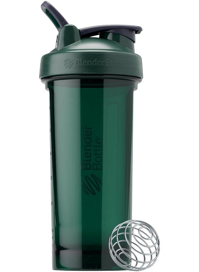 Blender Bottle Shaker Bottle Pro Series Perfect For Protein Shakes And Pre Workout, 28-Ounce, Full-Color Green  - Image 1