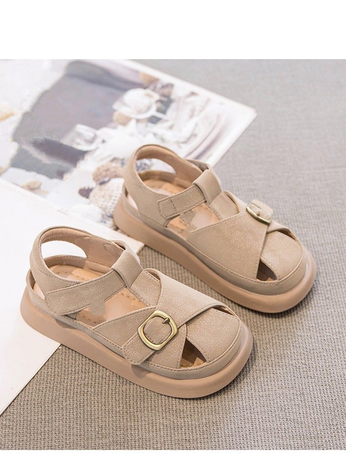 Children's Flat Sandals Princess Shoes  - Image 1