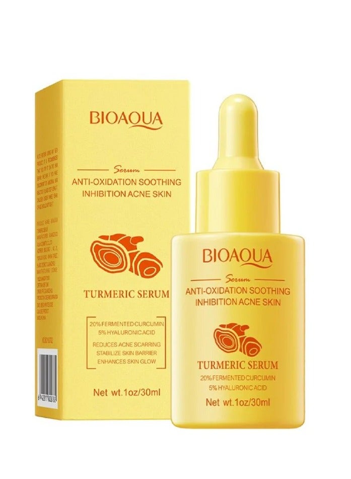 BIOAQUA Anti Oxidation Soothing Inhibition Acne Skin Turmeric Serum 30 ML - Image 1