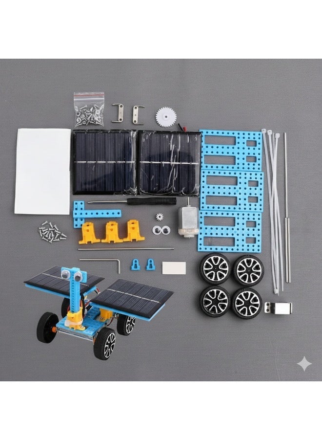 Solar Mars Rover DIY Building Model – Plastic STEM Science Experiment Toy – Energy Conversion & Space Exploration Educational Kit - Image 2