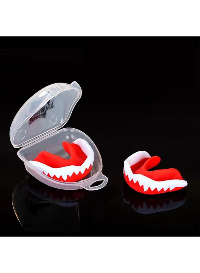 عربست حارس الفم كرة القدم الأقواس الرياضية واقيات الفم لسان حال الأولاد الأسنان ل MMA الملاكمة الرجبي الكيك بوكسينغ التايكوندو الكرة اللينة لاكروس إلى الأقواس إيفا - Image 1