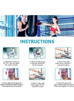 Arabest Mouth Guard Football Sports Braces Mouthguards for Mouthpiece Boys Teeth for MMA Boxing Rugby Kickboxing Taekwondo Softball Lacrosse to Braces EVA  - Image 3