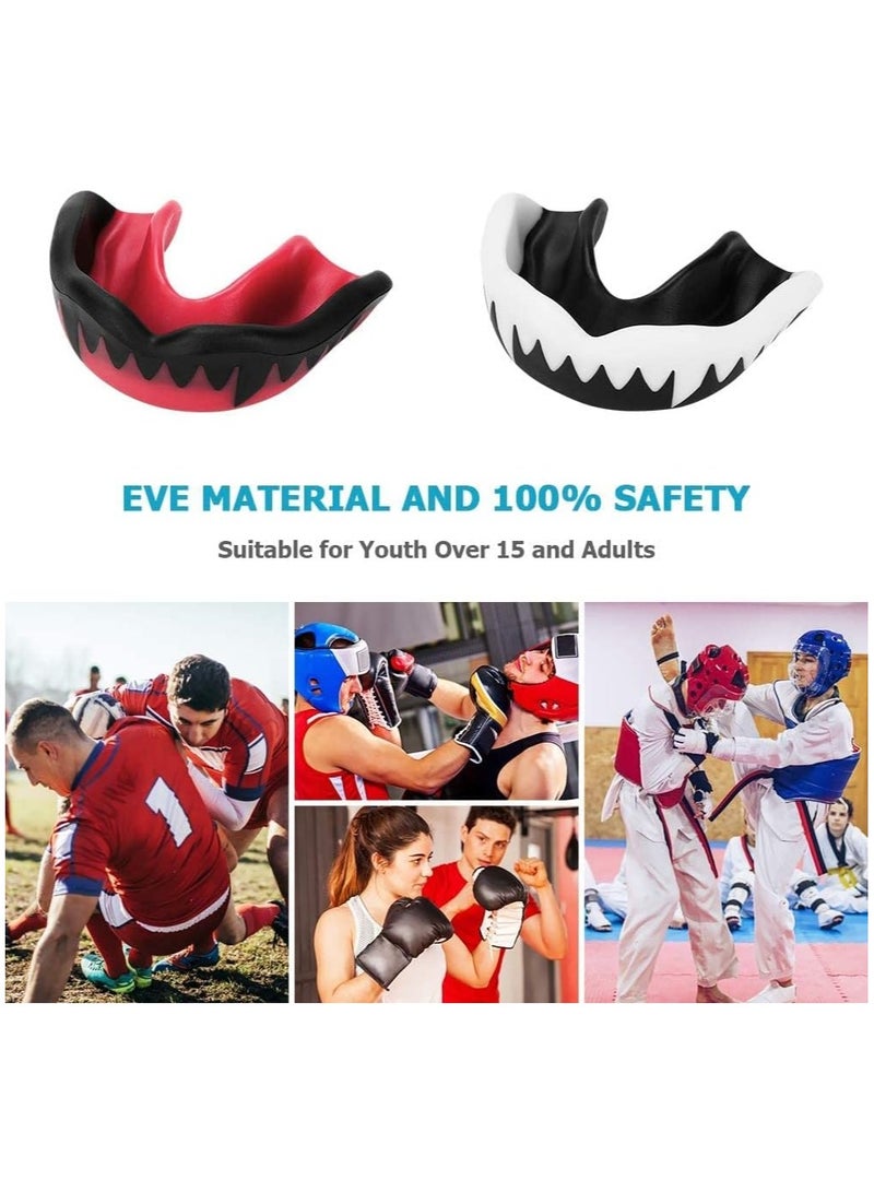 عربست حارس الفم كرة القدم الأقواس الرياضية واقيات الفم لسان حال الأولاد الأسنان ل MMA الملاكمة الرجبي الكيك بوكسينغ التايكوندو الكرة اللينة لاكروس إلى الأقواس إيفا - Image 4