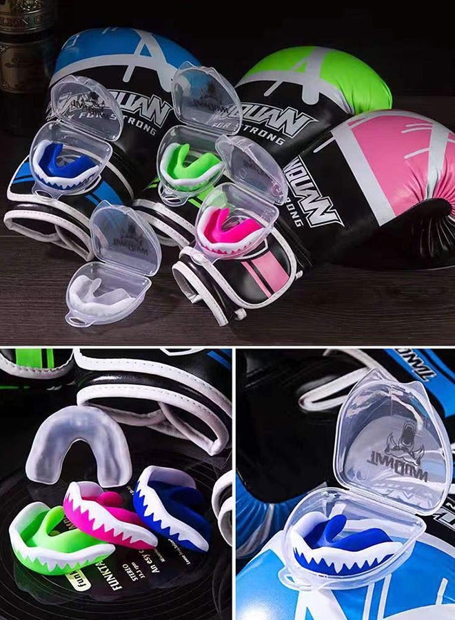 عربست حارس الفم كرة القدم الأقواس الرياضية واقيات الفم لسان حال الأولاد الأسنان ل MMA الملاكمة الرجبي الكيك بوكسينغ التايكوندو الكرة اللينة لاكروس إلى الأقواس إيفا - Image 5