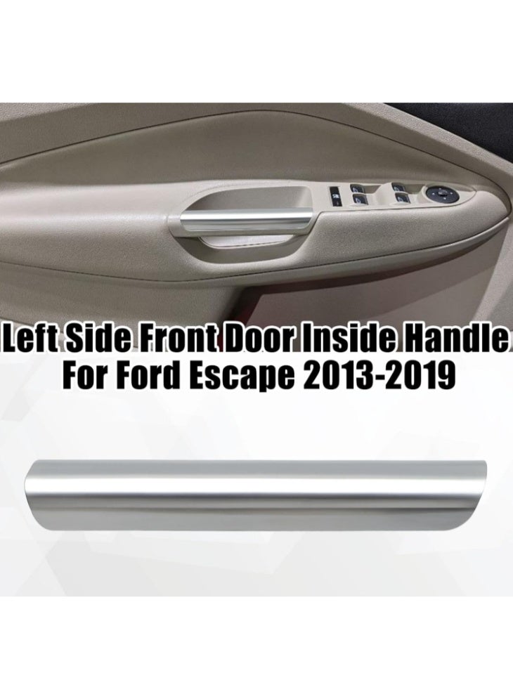 KISSUN Silver Interior Armrest Front Pull LH Door Handle Grab Trim Fit for 2013-2019 Ford Escape Replace CJ5Z7822621BA | Armrest Front Pull Replace CJ5Z7822621BA - Image 2