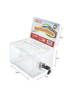 PARTNER Multi Purpose Storage Box For Voting Box Ballot Box Charity Money Jar Trading Case Raffle Case Suggestion Letter  - Image 1
