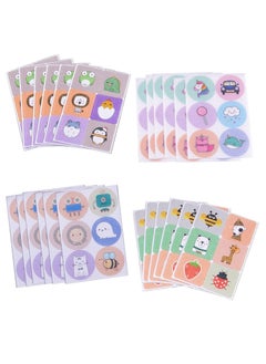 Excefore Mosquito Repellent Sticker, Anti-Mosquito Patches for Children Adults Outdoor indoor, Cartoon 4 Packs Mosquito Repellent Stickers Up to 24 Hour of Protection(144 Stickers)  - Image 1