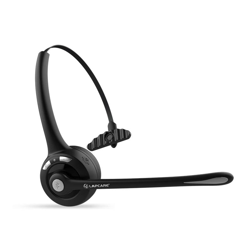 Lapcare LBTH-M6S On Ear CVC 6.0 Superior Noise Cancelling BT Wireless Headset with Upto 16 Hrs Music/10Hrs Voice Call time, 200 Hours Standby time Fully Charged in just 2 Hours,Dual Point Pairing - Image 1
