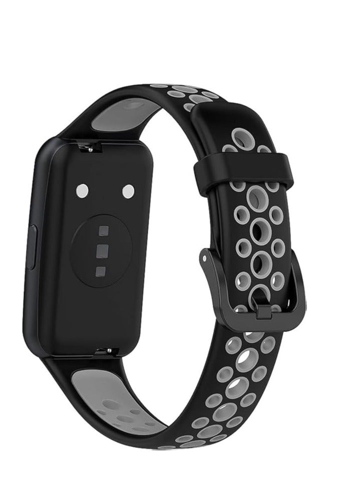 Sport Band Compatible with Huawei Band 7 / Honor Band 7 Sweatproof Lightweight Silicone Strap - Image 1