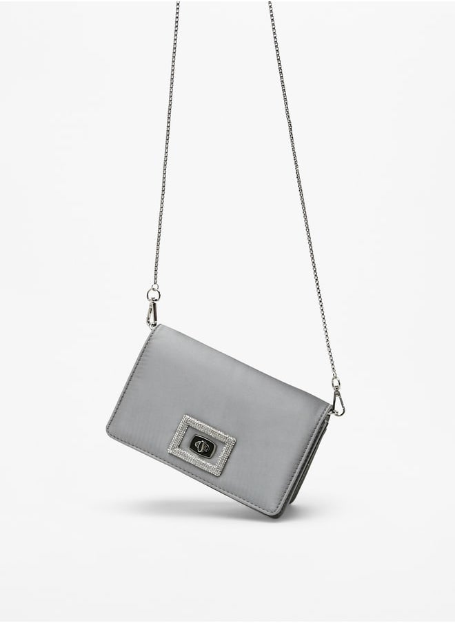 Celeste - Women's Embellished Stain Crossbody Bag - Image 1