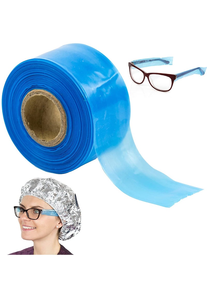 Barakah Eyeglass Covers for Hair Color, Disposable Eyeglass Arm Protector,  Eye Glass Protector Sleeves, Eyeglass Sleeve Covers, Eyeglass Leg Guards, Fits All Size Eyeglasses, Protect Glasses When Dye Hair - Image 1